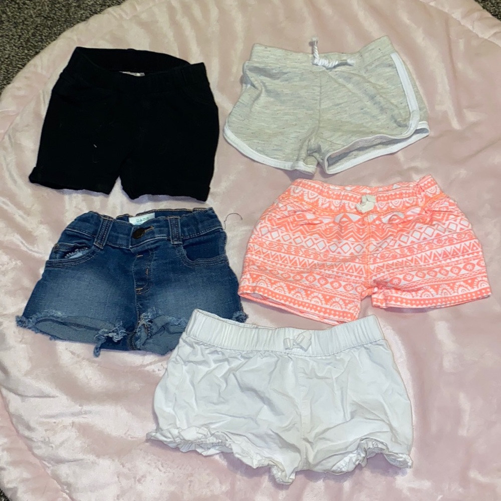 6 baby girl shorts